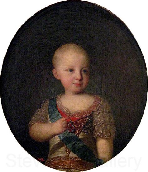Fedor Rokotov Grand Duke Constantine Pavlovich of Russia France oil painting art